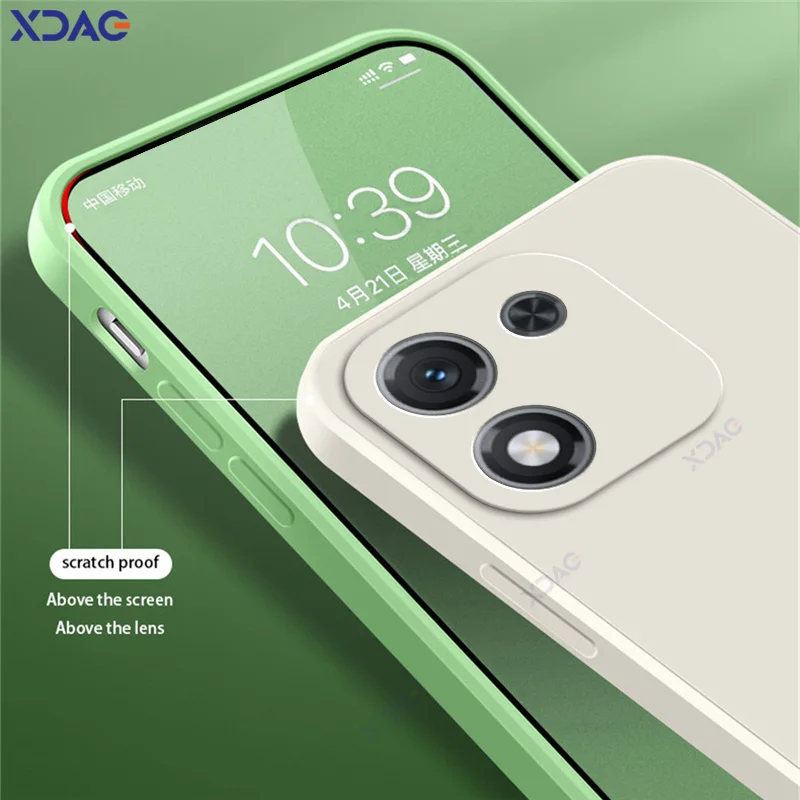 Luxury Dual Layer Lens Protection Cellphone Case - Soft Silicone Waterproof Armor