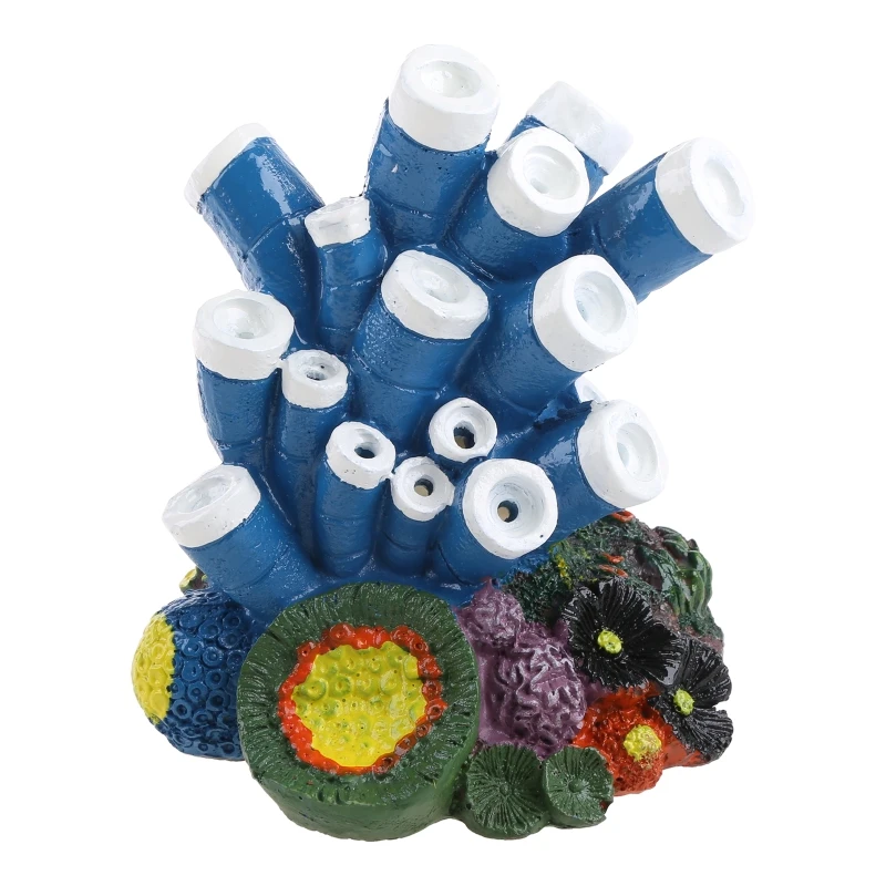 

Искусственный коралловый завод Polyresin красочные украшения рыбы для украшения танка