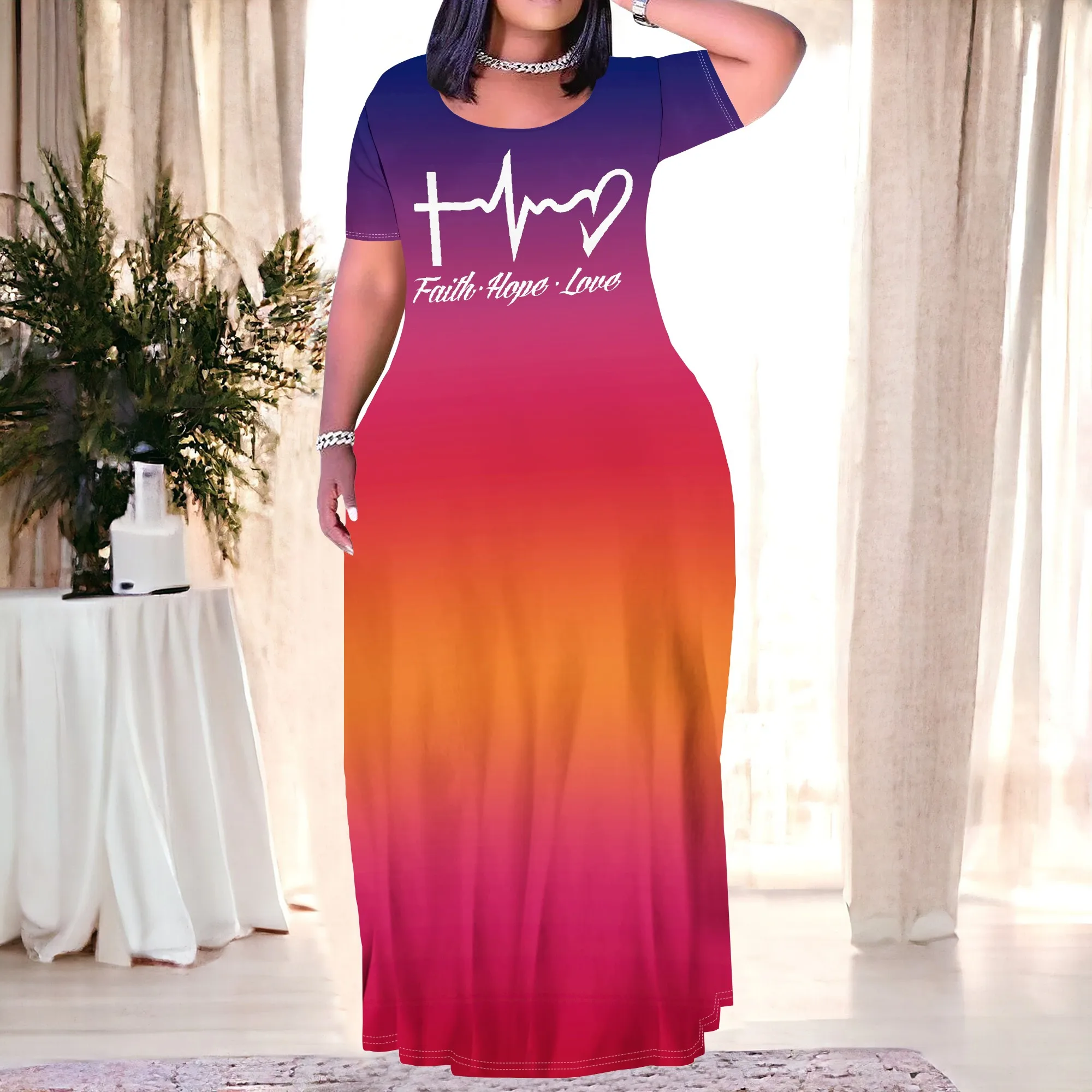 Plus Size Inspirational Dress - Image 2