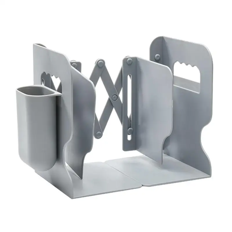 

Регулируемые концы для книг, выдвижная Подставка для книг с держателем для ручек, расширяемая подставка для книг для общежития, классного класса, дома и