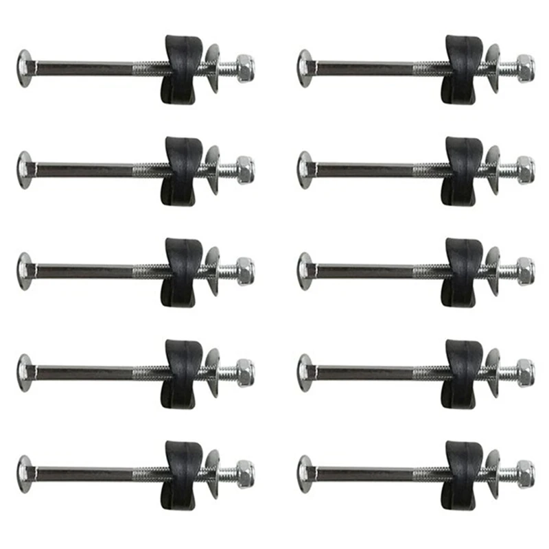 24Pcs Trampoline Screws, Galvanized Steel Screws, Screw Nut Kit