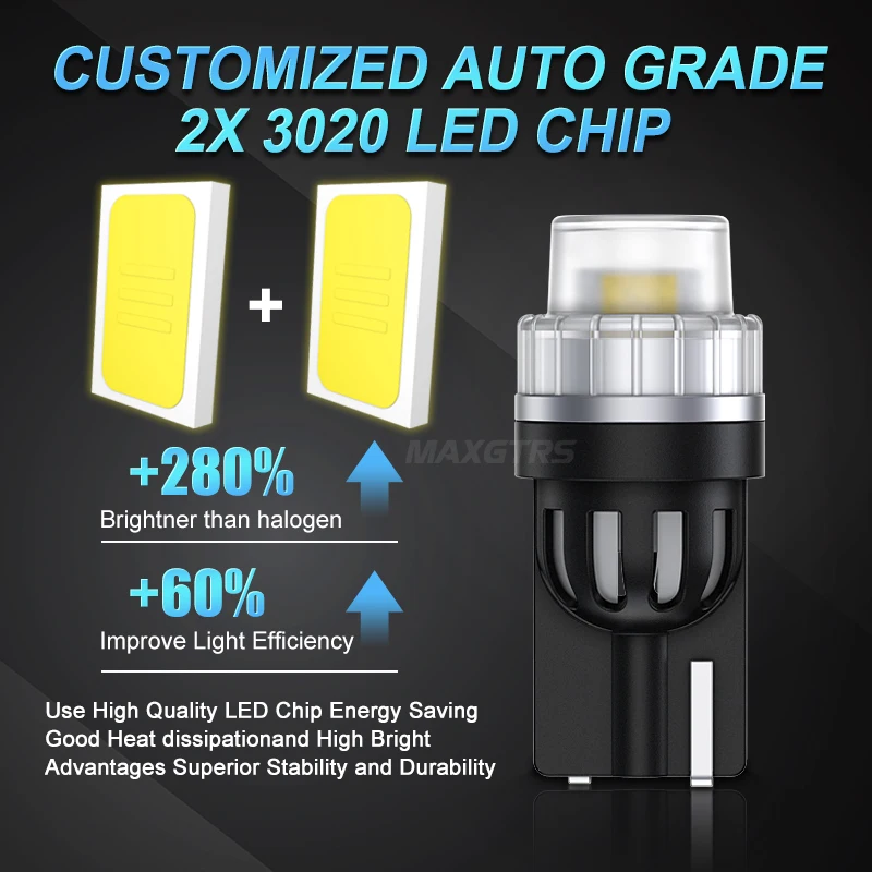 10x T10 W5W 3020 led SMD Ĩ Canbus ڵ ڵ ̼ ÷Ʈ   Singal Ʈ ȭƮ/ο/