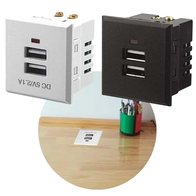 

USB Wall Socket Power Adapter Socket Board Panel Power Socket Module P9JB