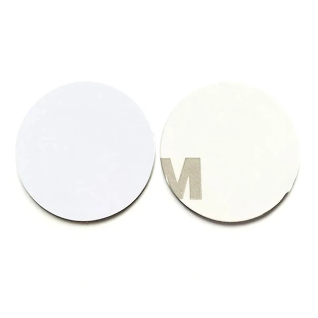 5/10PCS 25mm 125Khz RFID Tags EM4305 T5577 Writable Stickers Proximity Cards Rewritable glue Adhesive Label For RFID Copier 4
