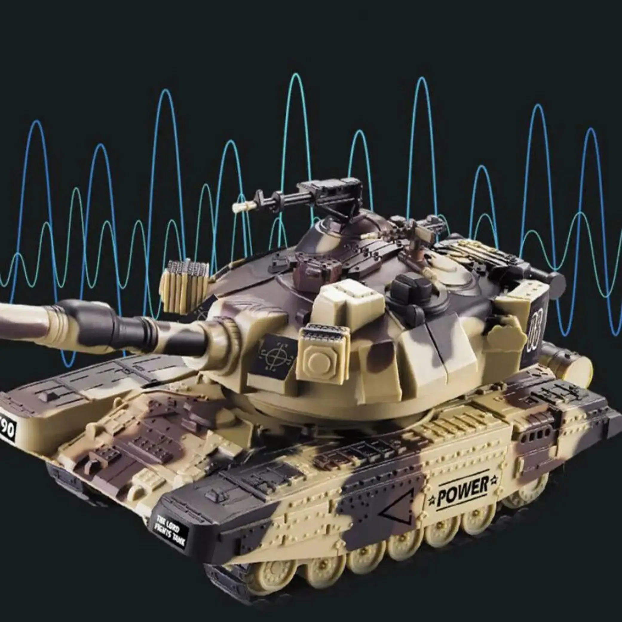 1:32 Military RC Tank Heavy Large Remote Control Toy Car with Shoot Bullets Model Metal Diecast Vehicles Hobbies Collection 3
