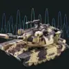1:32 Military RC Tank Heavy Large Remote Control Toy Car with Shoot Bullets Model Metal Diecast Vehicles Hobbies Collection 3