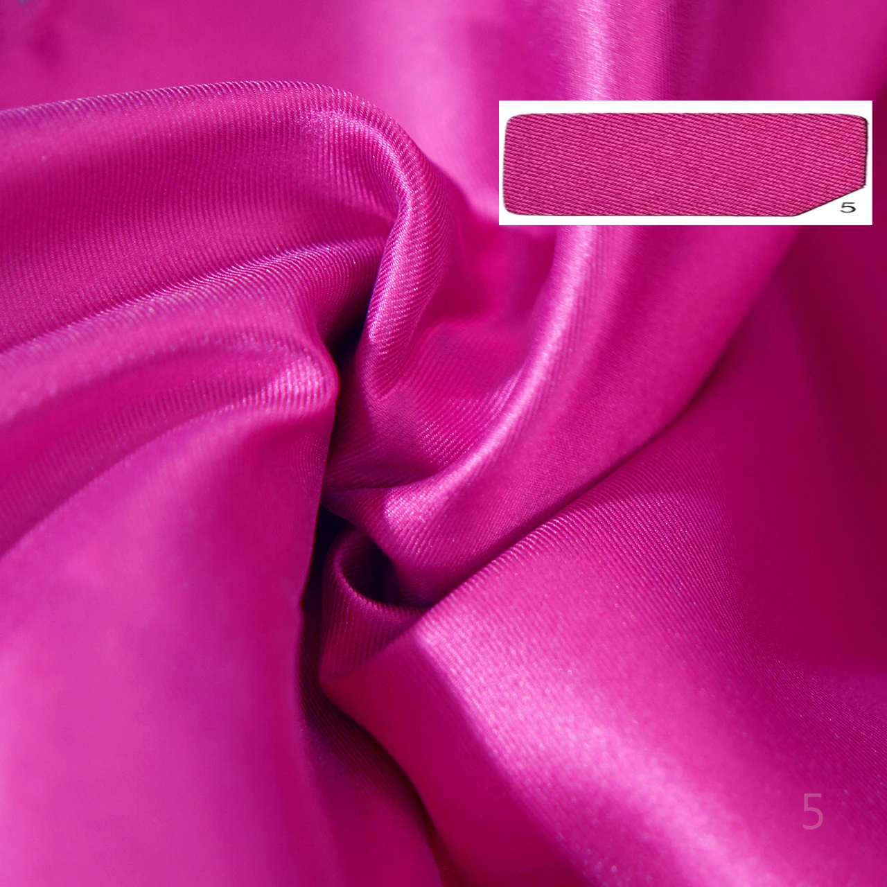 Elegant Red and Pink Mikado Satin Evening Dress Fabric - Twill Satin