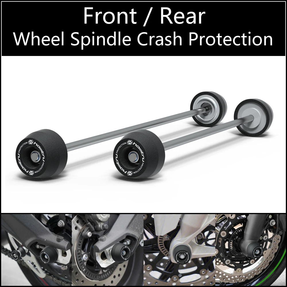 For Triumph Trident 660 / Tiger Sport 660 / 2021-2023 Front Rear wheel Spindle Crash Protection