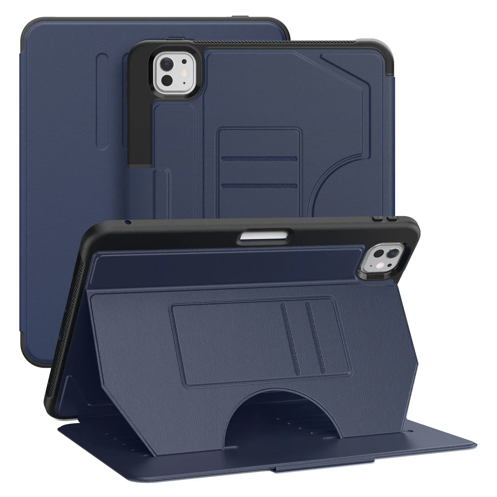 Premium Leather Tablet Stand Cover - Luxurious Protective Case