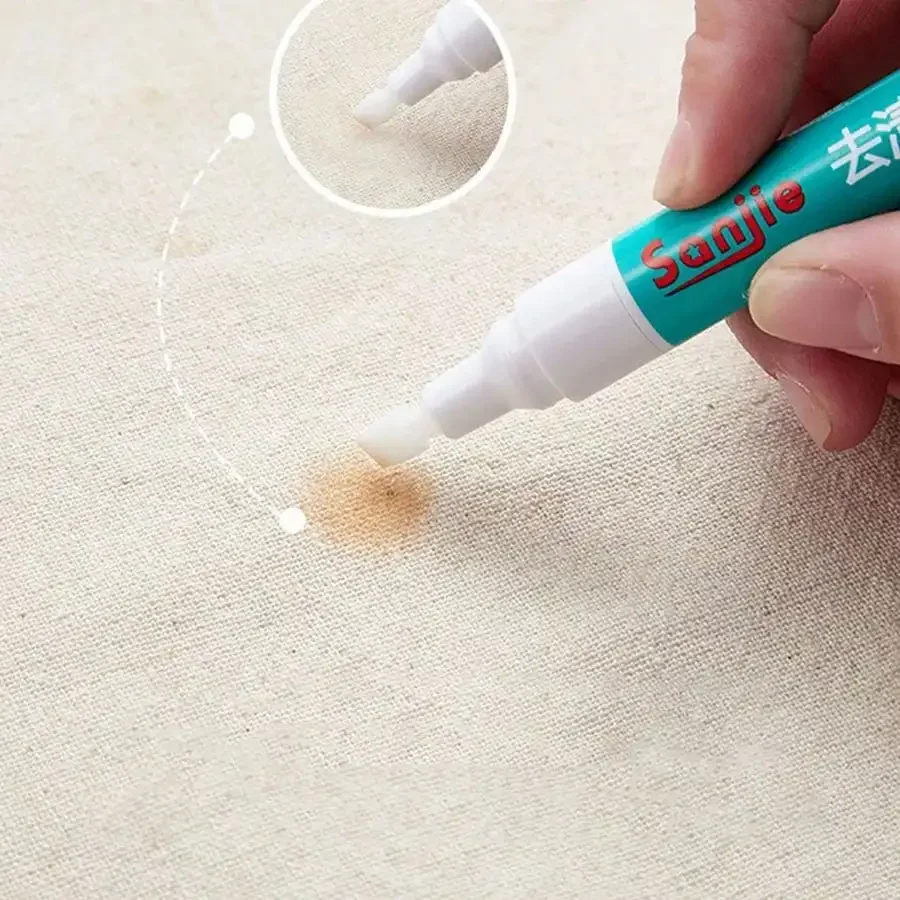 Magic Clothing Stain Removal Pen Portable Washing Free Oil Red Wine Stain Remover Marker Pen Small Greasy Filth Cleaning Tool 1p for stain removing pen