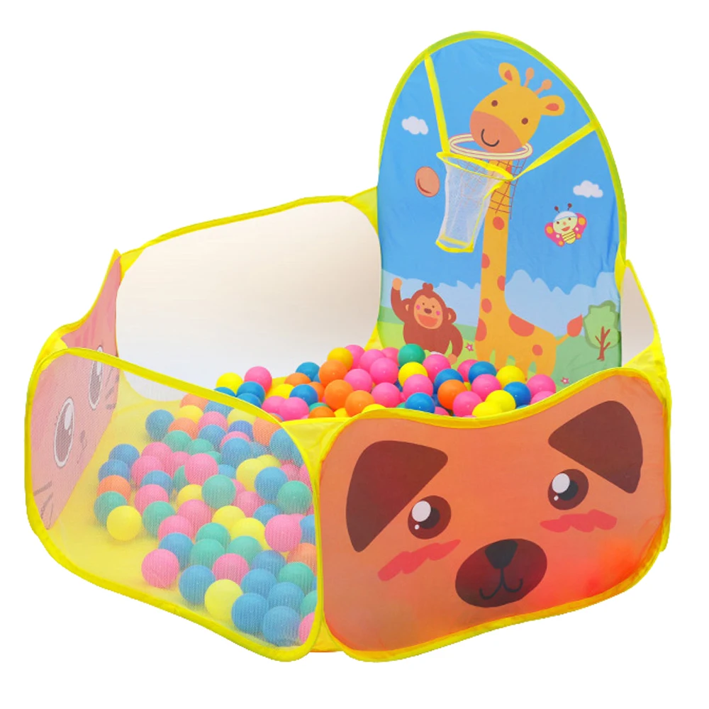 1.2M Baby Big Ocean Ball Pit Playpen Tent Indoor Outdoor Toys Animal Ball Pool with Basket for Kids Children Playtent Kids Gift 2