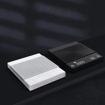Timemore B22 블랙 미러 BASIC 전자 저울, 에스프레소 커피 위에 붓는 스마트 저울, 자동 타이밍 주방 저울, 2kg