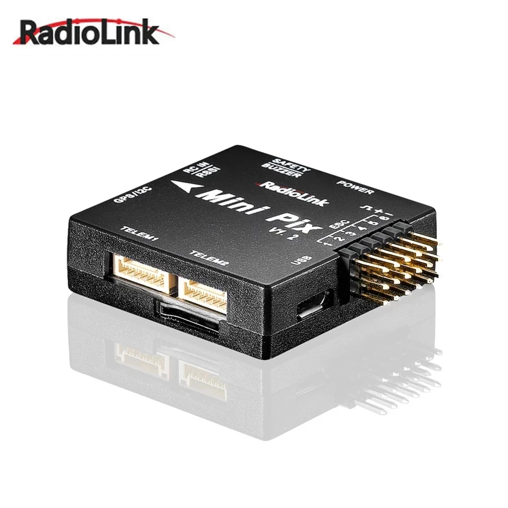 

Radiolink Mini PIX V1.2 Flight Controller & M8N GPS TS100 SE100 GPS Same as Pixhawk FC for FPV Racing Drone Helicopter Airplane