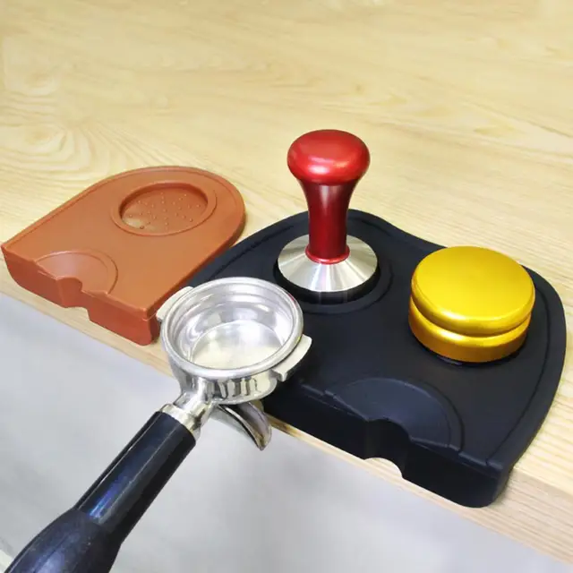 Tartós Eszpresszó Latte Art Barista Kávé Szőnyeg Kompakt Tamping -Szilikon Kávécsomlás Kiegészítők - Image 4