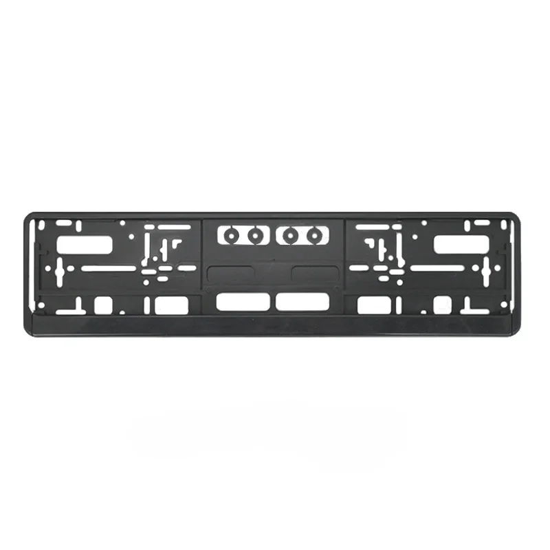 European license plate frame ABS- plastic material Black European license plate cover effect Number Plate Surrounds Holder Frame