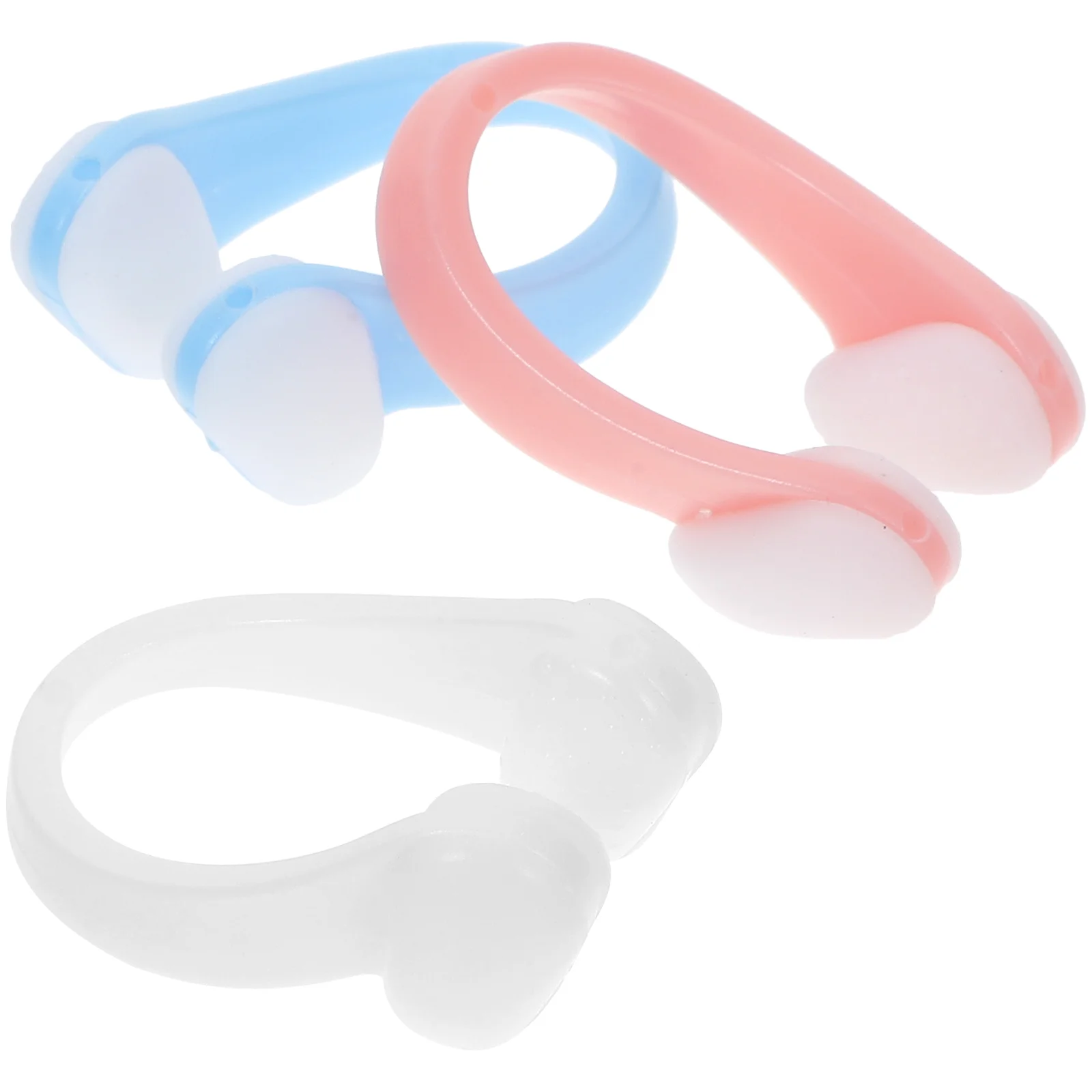 

3 pcs Silicone Swim Nose Plugs Adult Swimming Nose Clips Universal Swim Nose Plugs