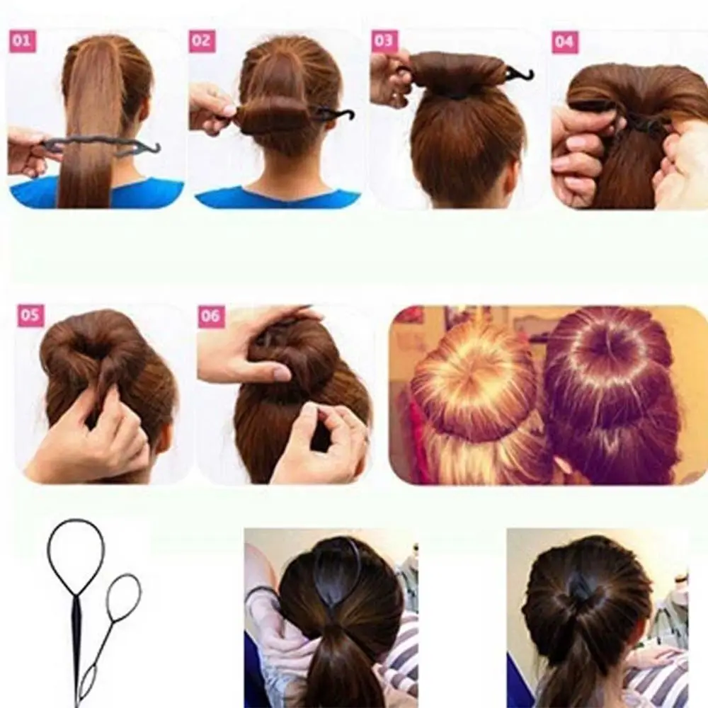 4Pcs Twist Style Barber Maker Tool Disk Hair Tool Magic Hair Hair Braiding Hair Clip