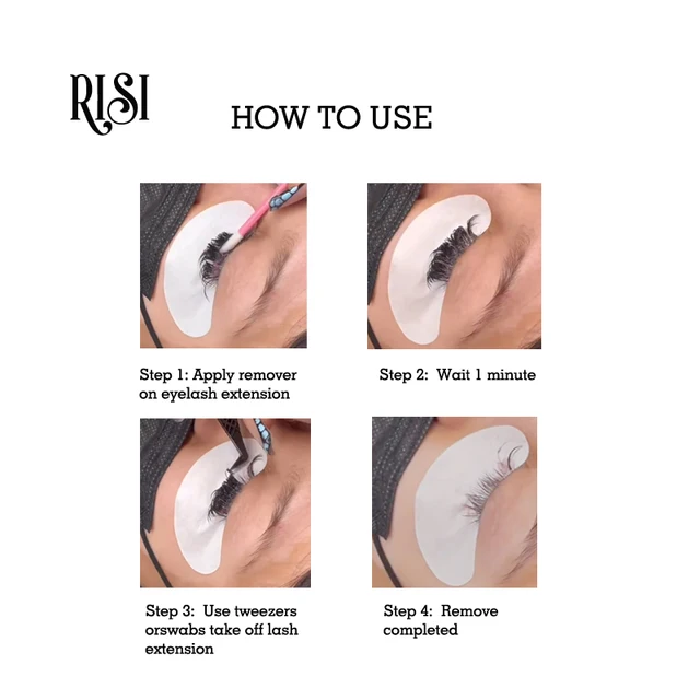 RISI UV Lash Remover: Gentle and Efficient Eyelash Extension Remover