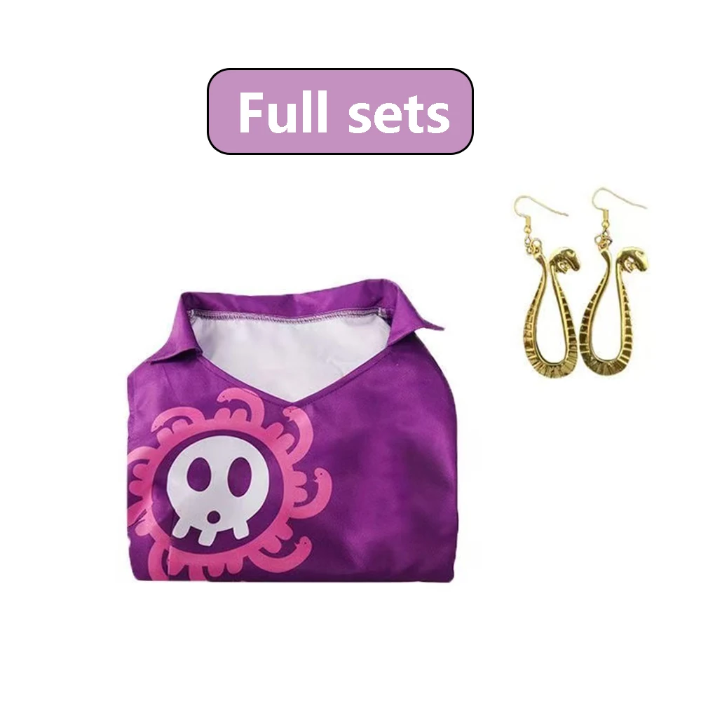 One Piece: Boa Hancock | Purple Snake-themed Dress Cosplay Costume Set 23 One Piece Boa Hancock Purple Snake-themed Dress Cosplay Costume
