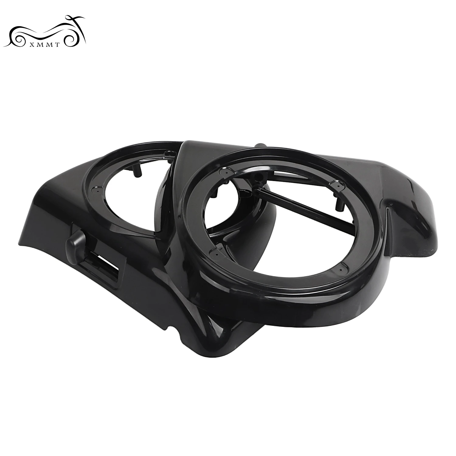 Unpainted ABS Plastic 6.5" Speaker Boxes Pods For Harley Touring 2014- Electra Road Street Glide FLHTCU FLTRXS FLHXS