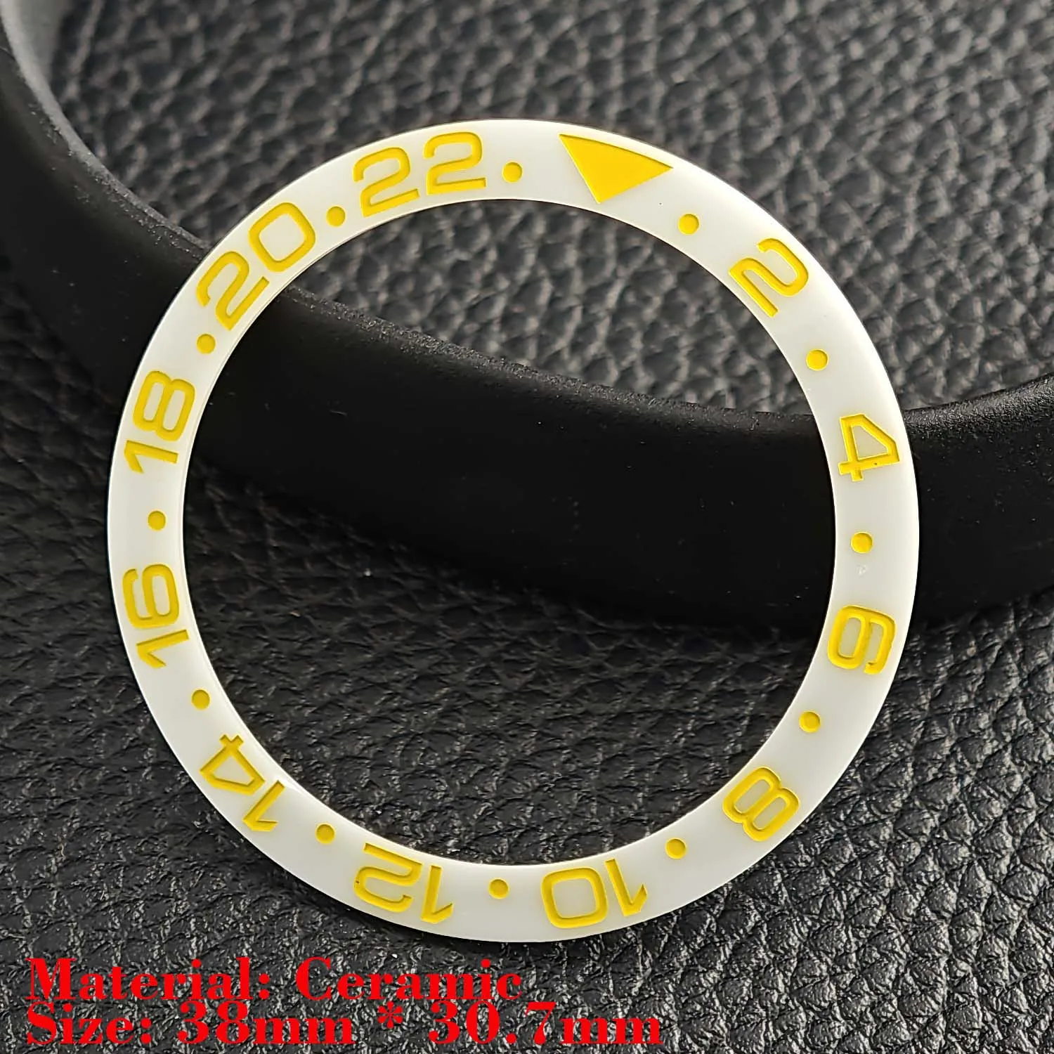 Ceramic Luminous Bezel Insert for Men's Watch - Premium Replacement Accessory