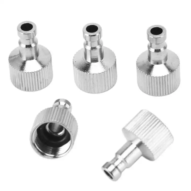 6PCS Airbrush Adapter Set Stainless Steel Airbrush Quick Release
