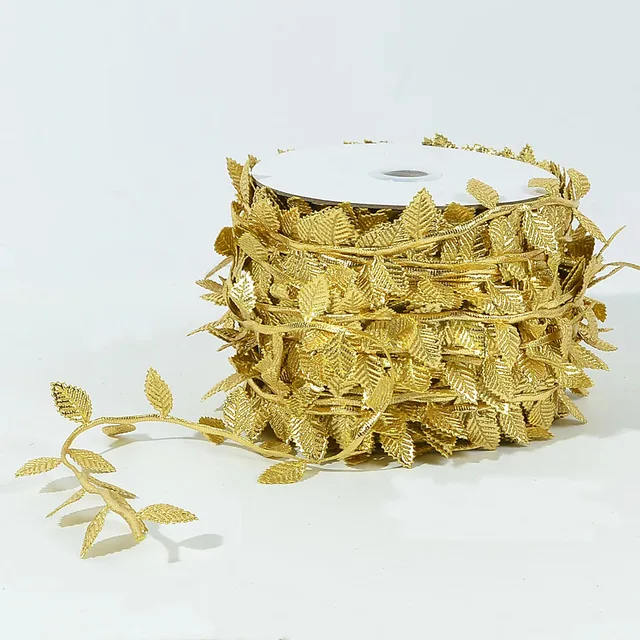 Artificial Gold Silk Leaf Vine 1