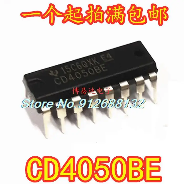

20 шт./партия CD4050BE CD4050 DIP16/Новый IC чип