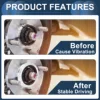 UXCELL 4pcs Car Wheel Hub Centric Rings OD 75.1mm to ID 56.6/64.1/66.6/70.6/72.6/73.1mm Wheels Center Shaft Shock Hubrings 6