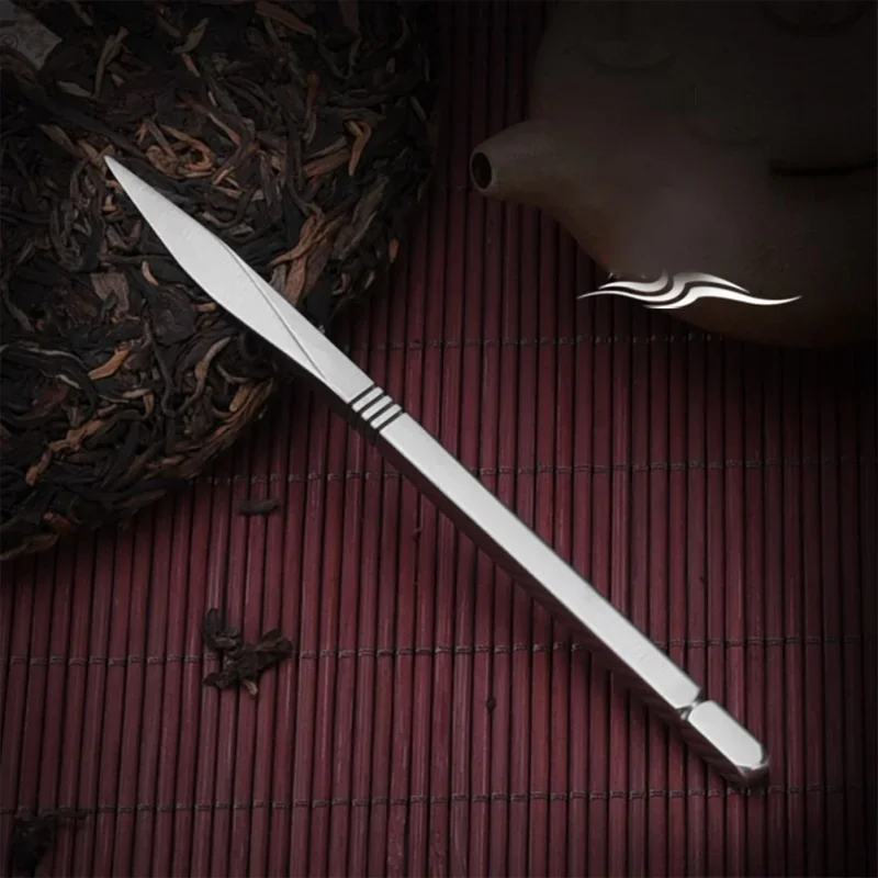 1Pc Stainless Steel Tea Needle Delicate Cutter Puer Ceremony Accessories Crafts Home Room Store tea cutter tea needle set
