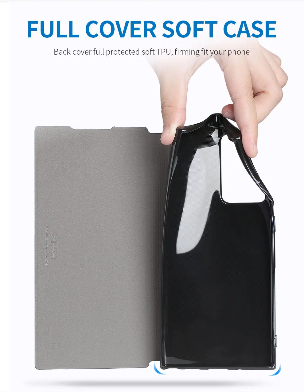 X-Level Leather Flip Cases For Samsung Galaxy Note 20 Ultra S23 S22 S21 S20 Plus Ultra Thin Business Book Back Cover