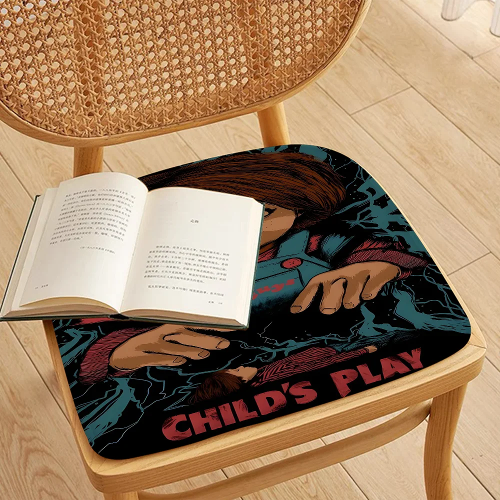 Classic Chucky Horror Tie Rope Chair Cushion Soft Office Car Seat Comfort Breathable 45x45cm Cushion Pads 4