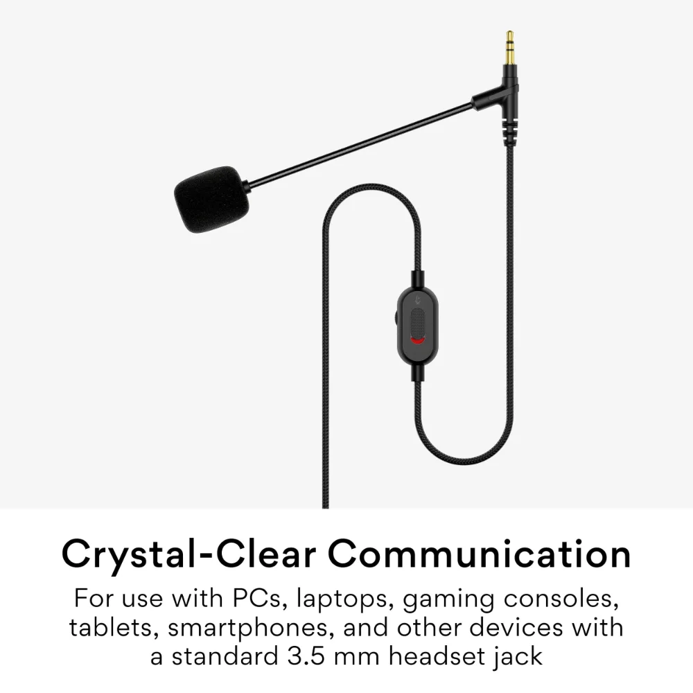 OFC Replacement Braided Cable With External Microphone For Sony MDR-XB950BT MDR-XB950B1 WH-H900N MDR-XB950N1 Headphones