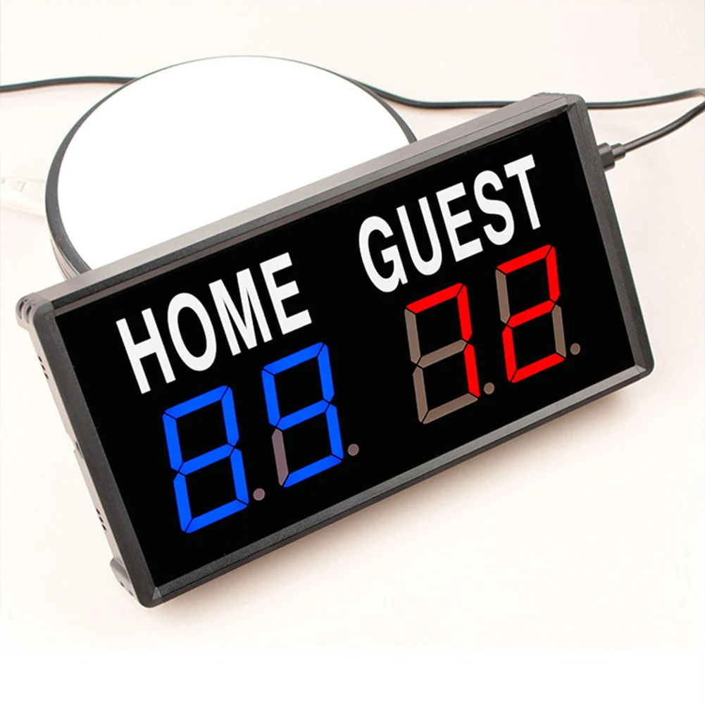 Description Picture 6 of item4-Digit LED Electronic Score Keeper Scoreboard with Remote for Basketball Ping Pong Table Tennis for Tennis Score Keeper