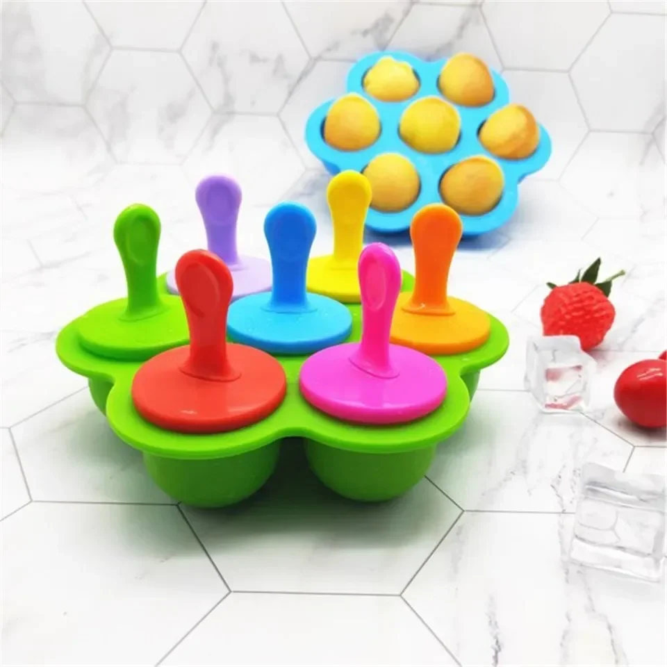 Freezer Jelly Pudding Ice Cream Mold Making Mould Multiple Fruit Ice Cream Silicone Chocolate Molds With Popsicle Sticks