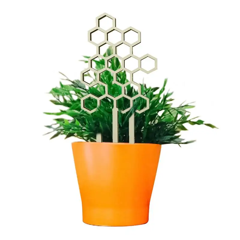 

3Pcs Climbing Vine Rack Plant Potted Support Frame Plastic Coated Steel Flower Vegetables Decorative Trellis Bracket