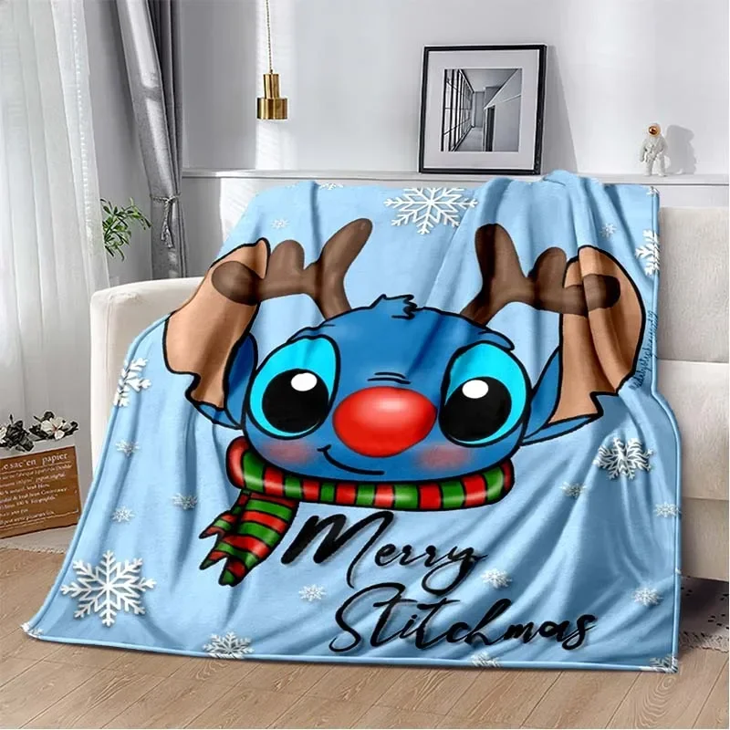 thumbnail image 1 of Manta de franela con patrón de puntadas de Disney, manta de forro polar, regalo para niños y adultos, sofá, ropa de cama, regalos para niños, 1 of 4