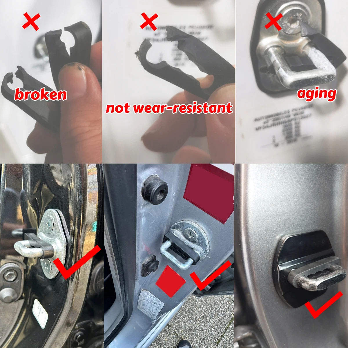 Car Door Lock Damper for Toyota Nissan Honda Hyundai Renault Peugeot Citroen Skoda