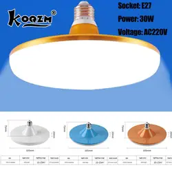 LED Bulb E27 Led Lamp Super Bright 30W 220V UFO Leds Lights Indoor White Lighting Table Lamps Garage Light