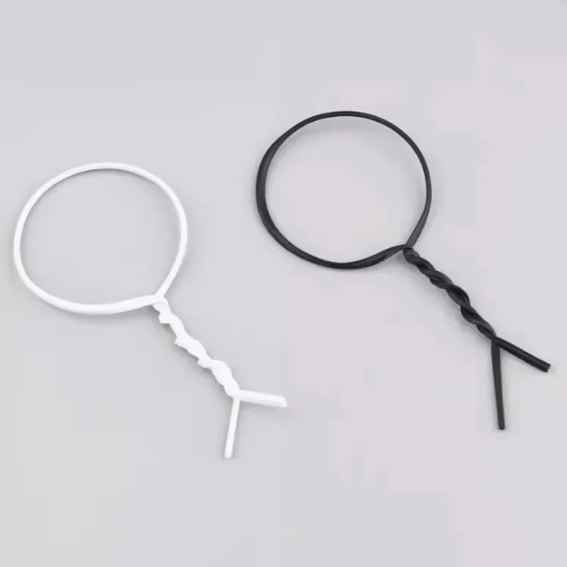 Cable Organizer Cable Ties Nylon Cable Ties Cable Tie Nylon Zip Ties Twist Tie 0.75mm Gardening Oblate Iron Wire Reusable Flower Plant Climbing