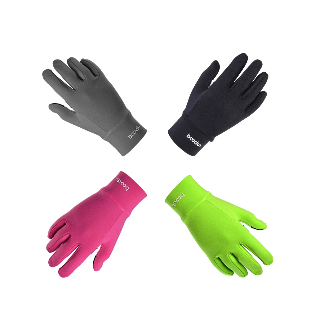 Cycling Gloves Kids Outdoor Sport Thermo Fleece Cycling Gloves Waterproof Running Gloves With Anti-Slip Windproof Touch-Screen For Boy Girl
