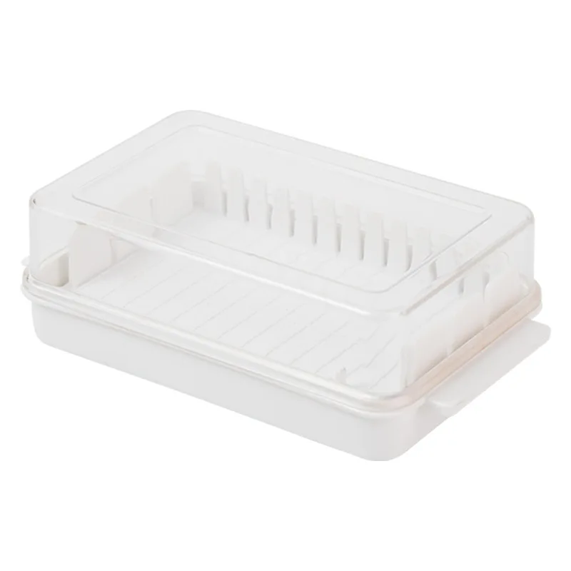 Covered Butter Cutting Storage Box Refrigerator Cheese Baking Storage Fresh Baking Butter Knife Cutter Convenient
