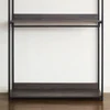 Monica 47" Farmhouse Wood Walk-in Closet Organizer - Rustic Gray Shelf 3
