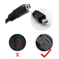 USB to Mini 8pin Digital Camera Cable for Nikon Olympus Sony Casio Sanyo Fuji Panasonic Mobile Phone Core 8Pin USB Data Cable 3
