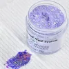 Nail Art Acrylic Dipping Powder Mixed Mermaid Hexagon Chunky Glitter Sequins For Nail Extended Builder Nail Polish Manicure 5