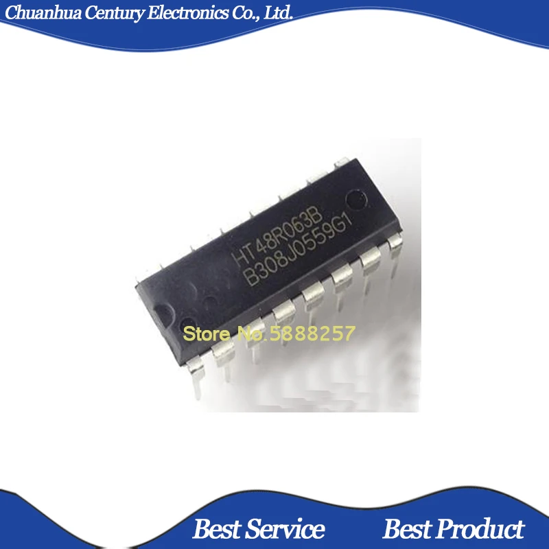 

10 Pcs/Lot HT48R063B DIP16 New and Original In Stock