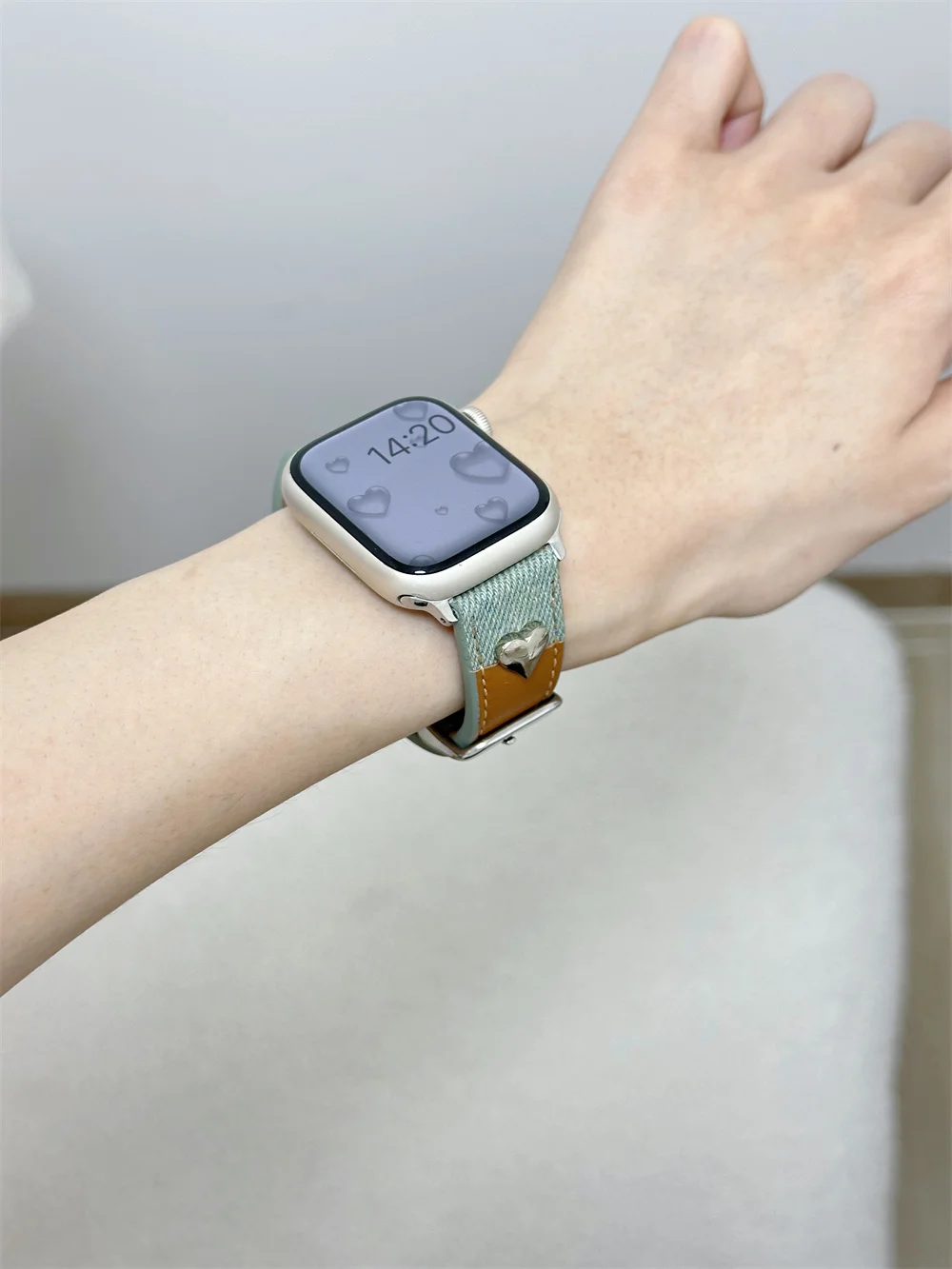 Cinturino per smartwatch in ecopelle per apple watch series_voghion.com