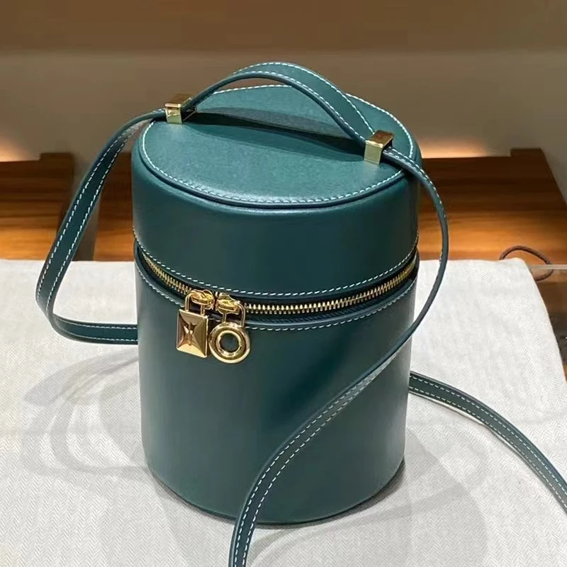 

2023 Newest LP Bag Luxury Brand Box Purse Cow Leather Handbags For Women Lock Style 12cm Bags Tote Purse