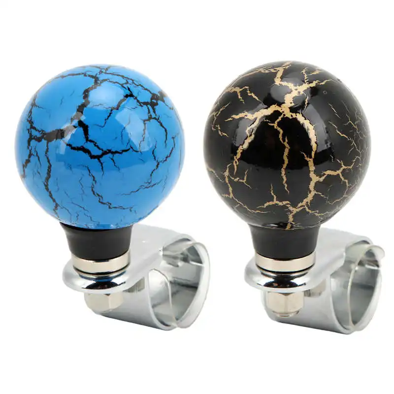 Bouton de rotation électrique universel pour volant de voiture, boule de  rappel de poignée, commande manuelle, couverture de style d'aide tournante,  camion rapide - AliExpress