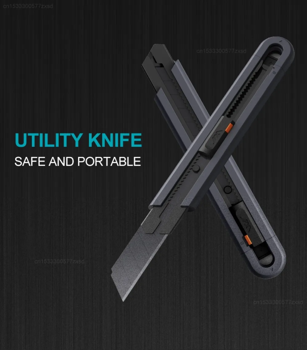 Xiaomi Jimihome 0.79inch Stretch Utility Knife Paper Cutter with Safety Lock Handicraft Tool description image